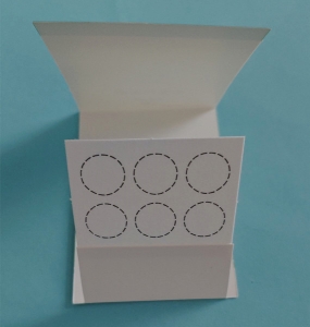 新生儿采血卡定制型六环三折